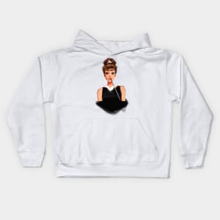 Audrey Hepburn Kids Hoodie